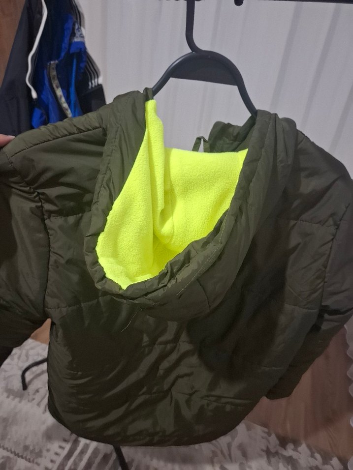 Erkek Çocuk Haki Fermuarlı Mont - Görsel 3