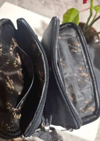 Siyah Erkek Omuz Çantası Tokalı - Görsel 2