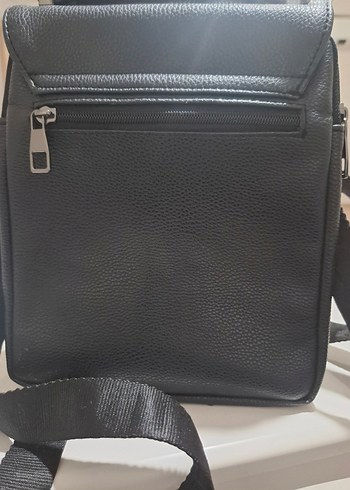 Siyah Erkek Omuz Çantası Tokalı - Görsel 7