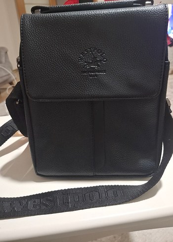 Siyah Erkek Omuz Çantası Tokalı - Görsel 8