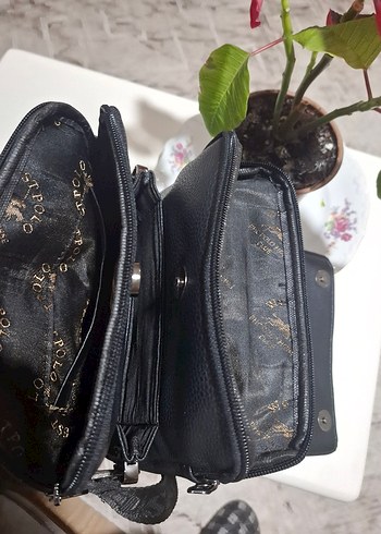 Siyah Erkek Omuz Çantası Tokalı - Görsel 3