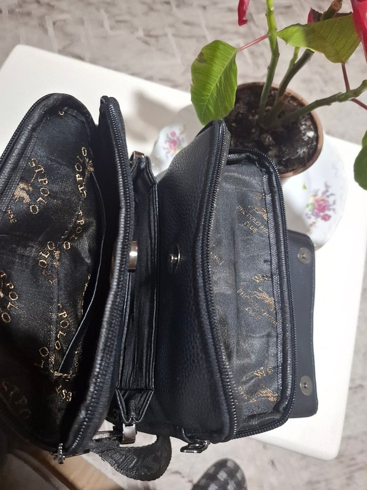 Siyah Erkek Omuz Çantası Tokalı - Görsel 3