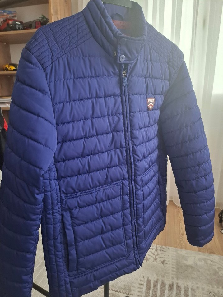 Erkek Lacivert Fermuarlı Kısa Mont - Görsel 3