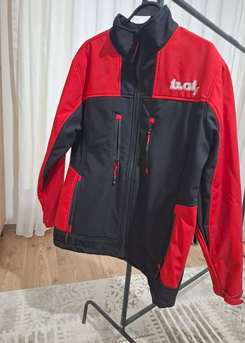 Erkek Kırmızı Siyah Biker Kayak Ceketi - Görsel 3