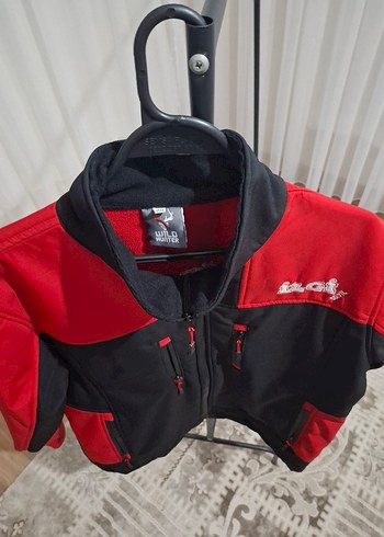 Erkek Kırmızı Siyah Biker Kayak Ceketi - Görsel 5