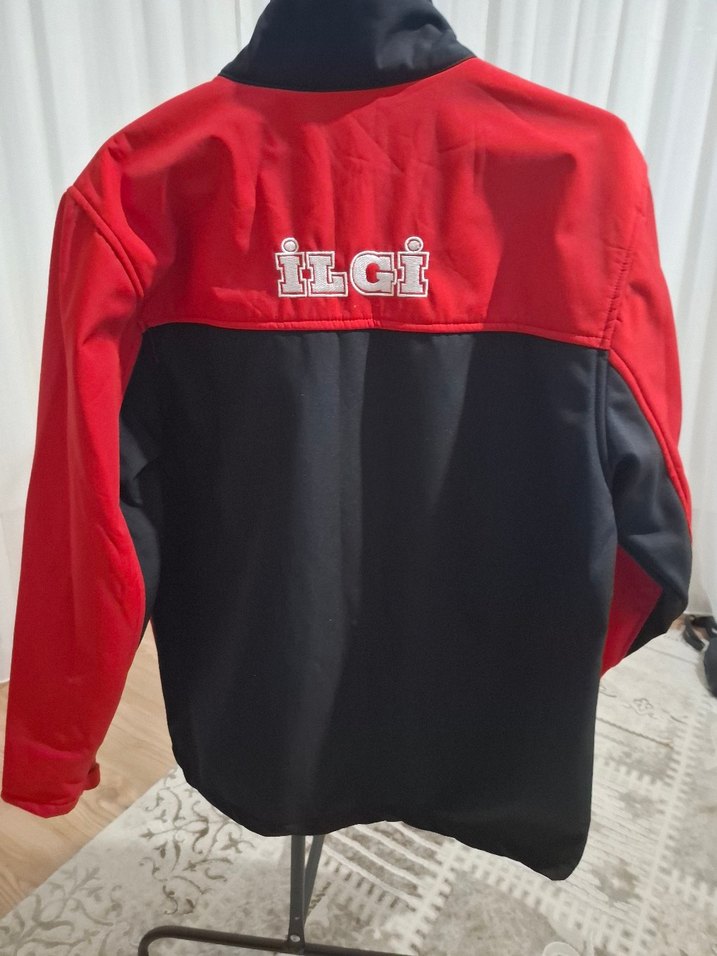 Erkek Kırmızı Siyah Biker Kayak Ceketi - Görsel 4