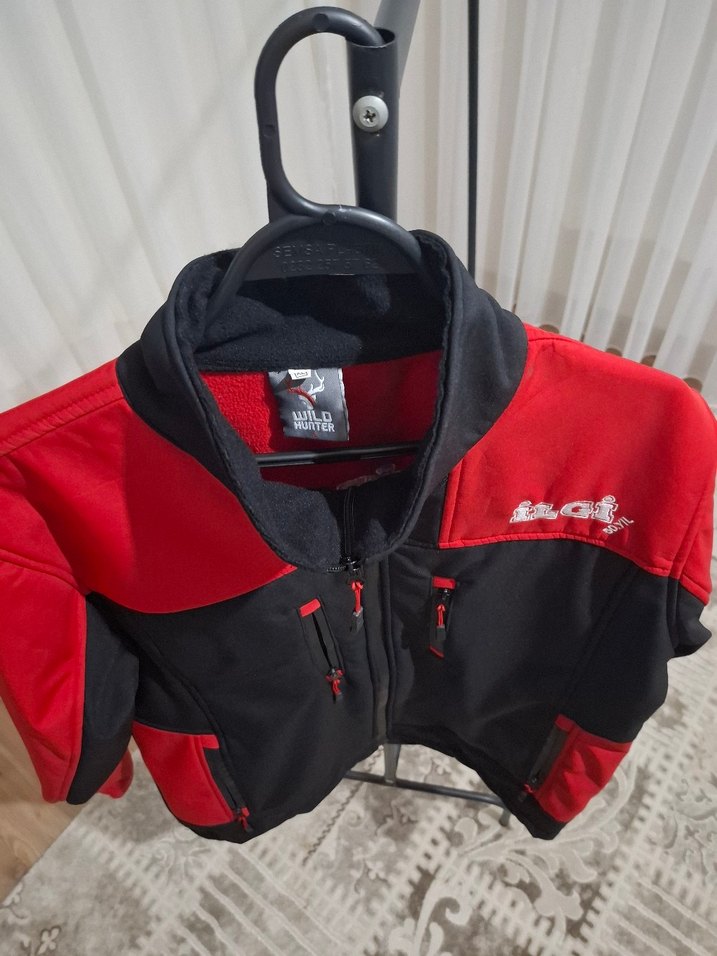 Erkek Kırmızı Siyah Biker Kayak Ceketi - Görsel 5