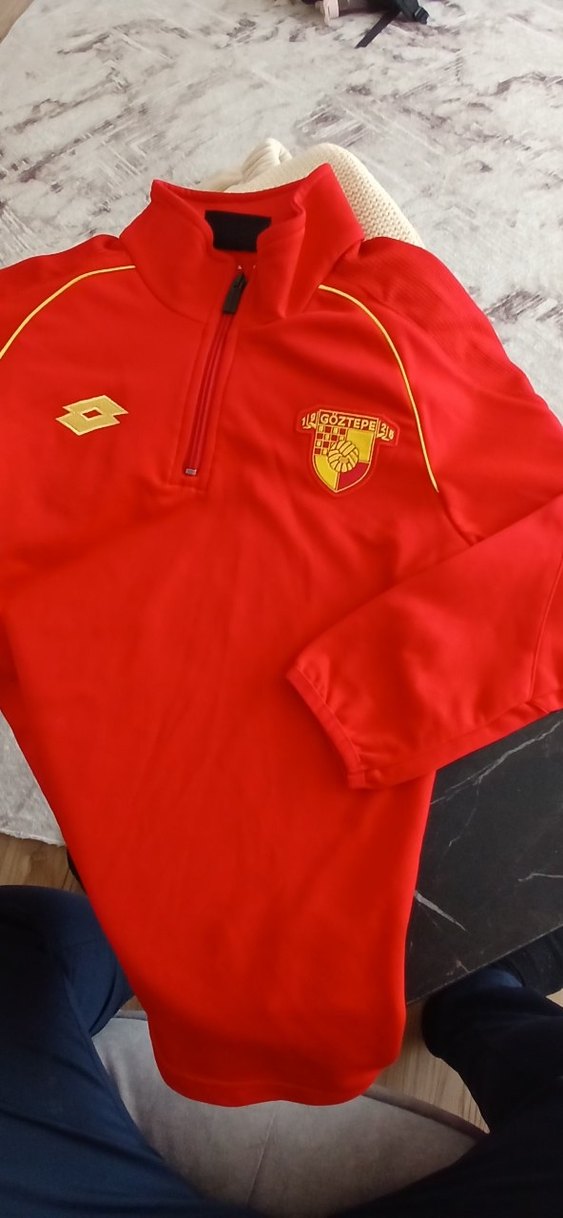 Kırmızı Lotto 7.8 yaş taraftar kazak - Görsel 4