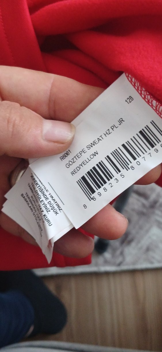 Kırmızı Lotto 7.8 yaş taraftar kazak - Görsel 5