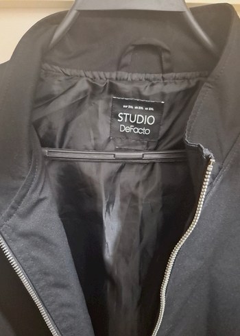 Siyah Fermuarlı Erkek Ceket - Görsel 4