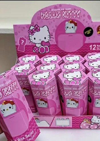 Hello Kitty Renkli Mini Figür Seti