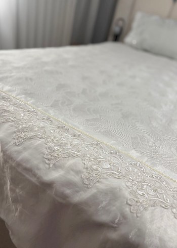 Dantelli yatak örtüsü - Görsel 3