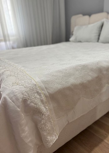 Dantelli yatak örtüsü - Görsel 5
