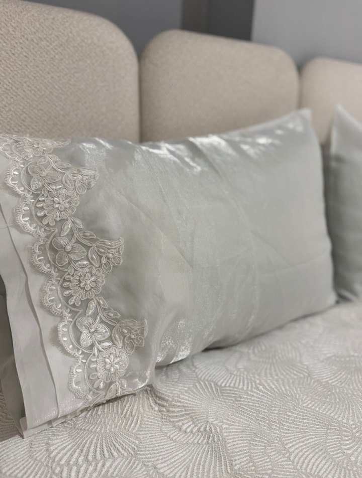 Dantelli yatak örtüsü - Görsel 4