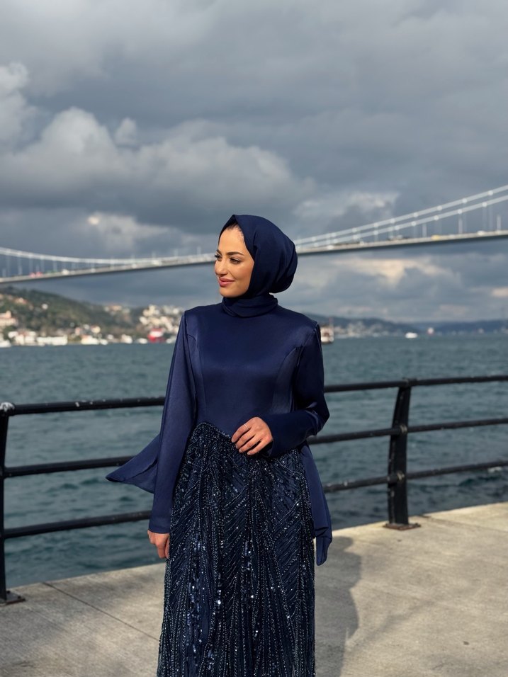 Tesettür Abiye Elbise - Görsel 3