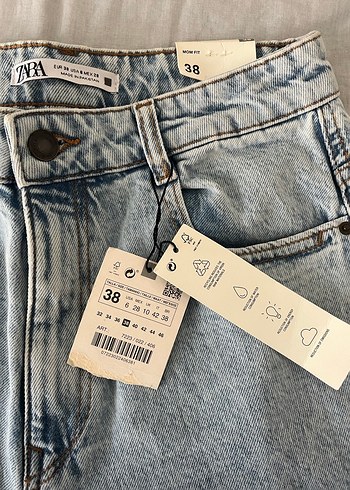 zara mom fit jean - Görsel 3