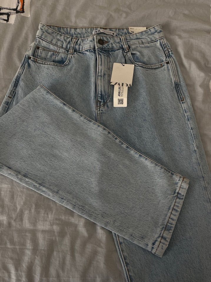 zara mom fit jean - Görsel 2