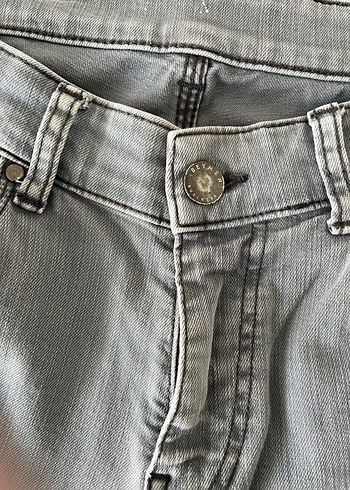 Gri Erkek Denim Pantolon Regular Fit - Görsel 6