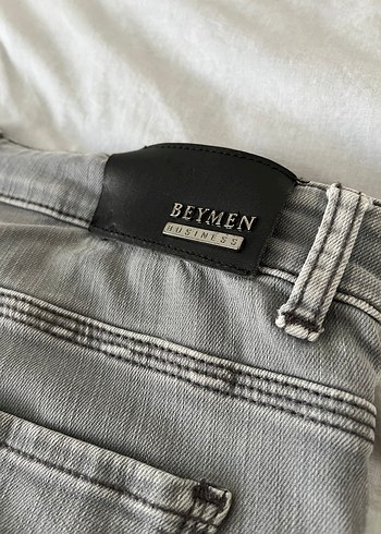 Gri Erkek Denim Pantolon Regular Fit - Görsel 5