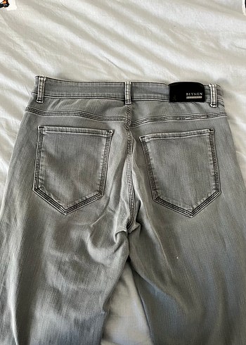Gri Erkek Denim Pantolon Regular Fit - Görsel 4