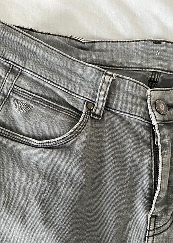 Gri Erkek Denim Pantolon Regular Fit - Görsel 2