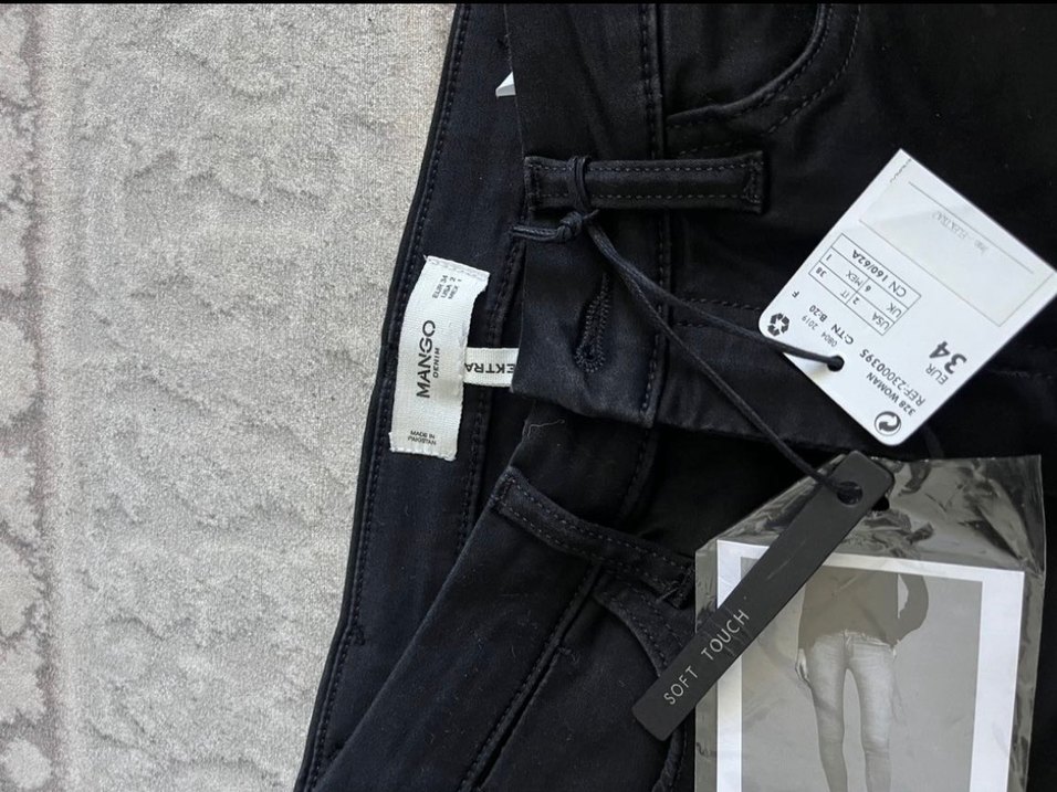 Siyah Kadın Jean Pantolon - Görsel 2