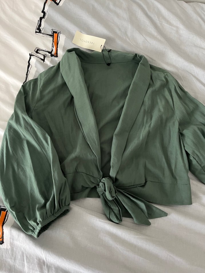 Bağlamalı Kadın Bluz - Görsel 2