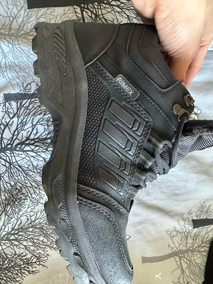 Erkek Siyah Gri Kayışlı Outdoor Bot - Görsel 4