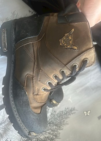 Hammer jack Kahverengi Deri Biker Bot - Görsel 2