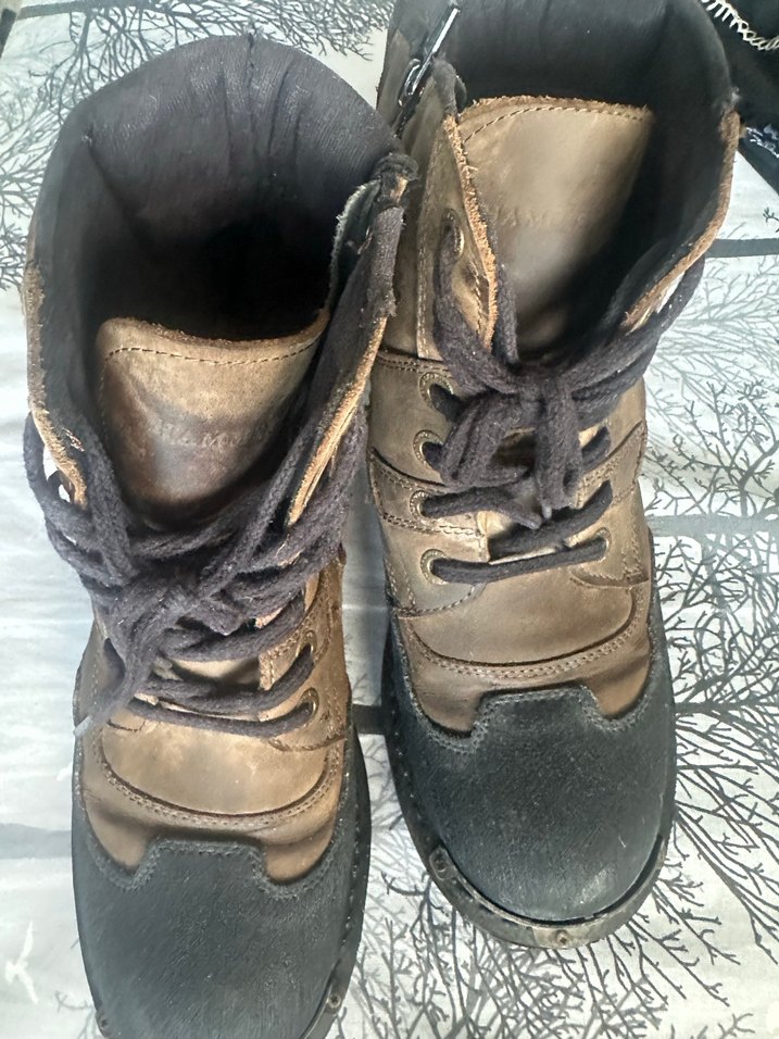 Hammer jack Kahverengi Deri Biker Bot - Görsel 4