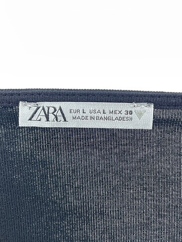 l Beden siyah Renk Zara Bluz %70 İndirimli.