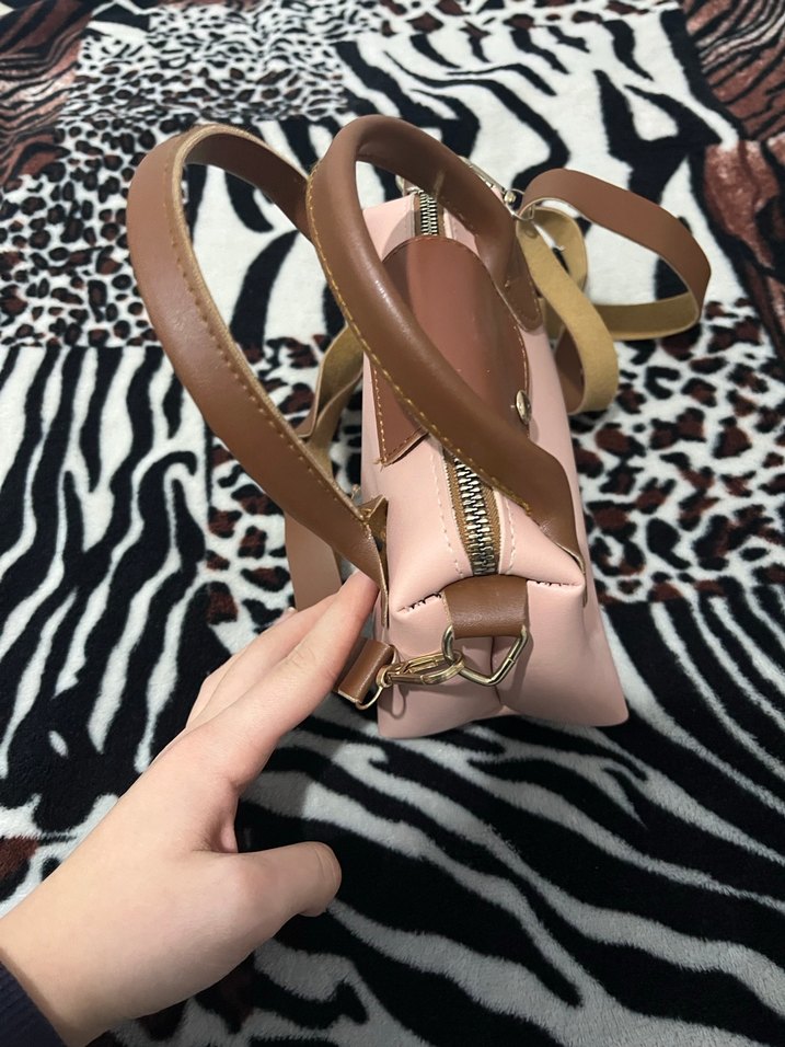 Pembe kol çantası - Görsel 2