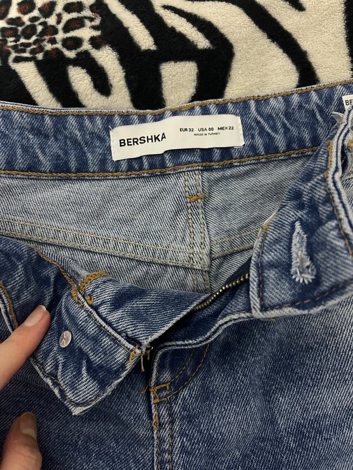 Duşuk bel kot pantolon - Görsel 4