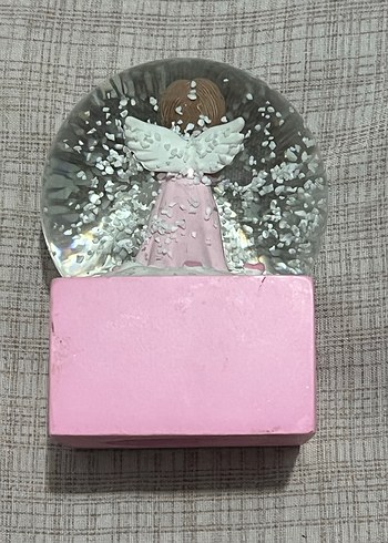 Pembe Meleğim Figürlü Kar Küresi - Görsel 2
