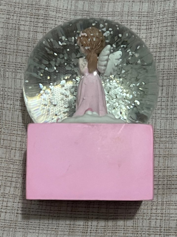 Pembe Meleğim Figürlü Kar Küresi - Görsel 4