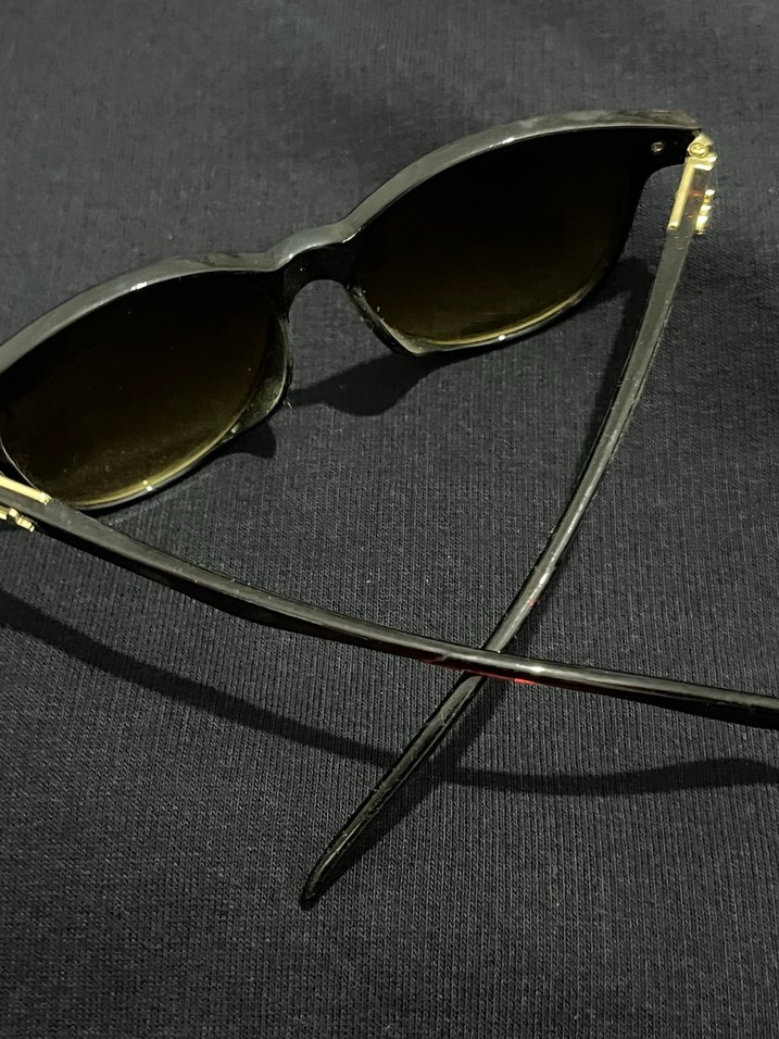 Klasik Siyah Biker Kadın Güneş Gözlüğü - Görsel 2