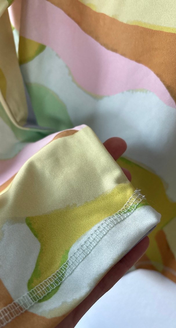 Kadın Çok Renkli Uzun Kollu Batik Bluz - Görsel 4