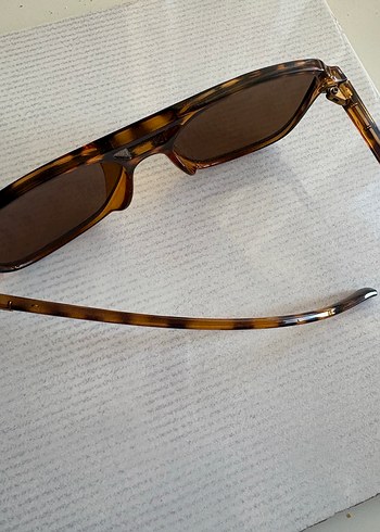 Kahverengi Retro Kadın Güneş Gözlüğü - Görsel 3