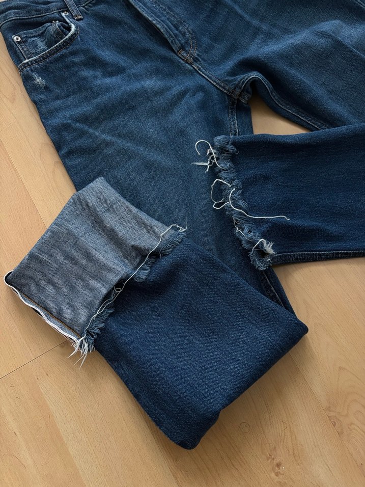 Zara Straight Jean - Görsel 4