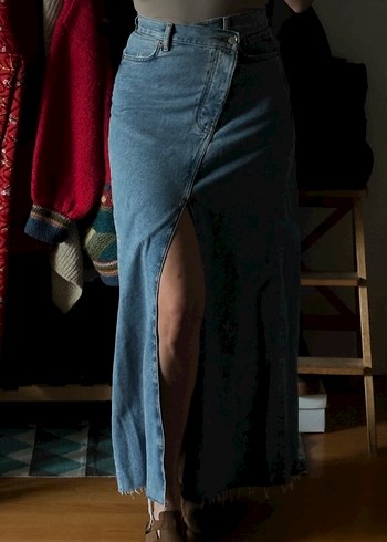 Zara jean Uzun Etek - Görsel 2