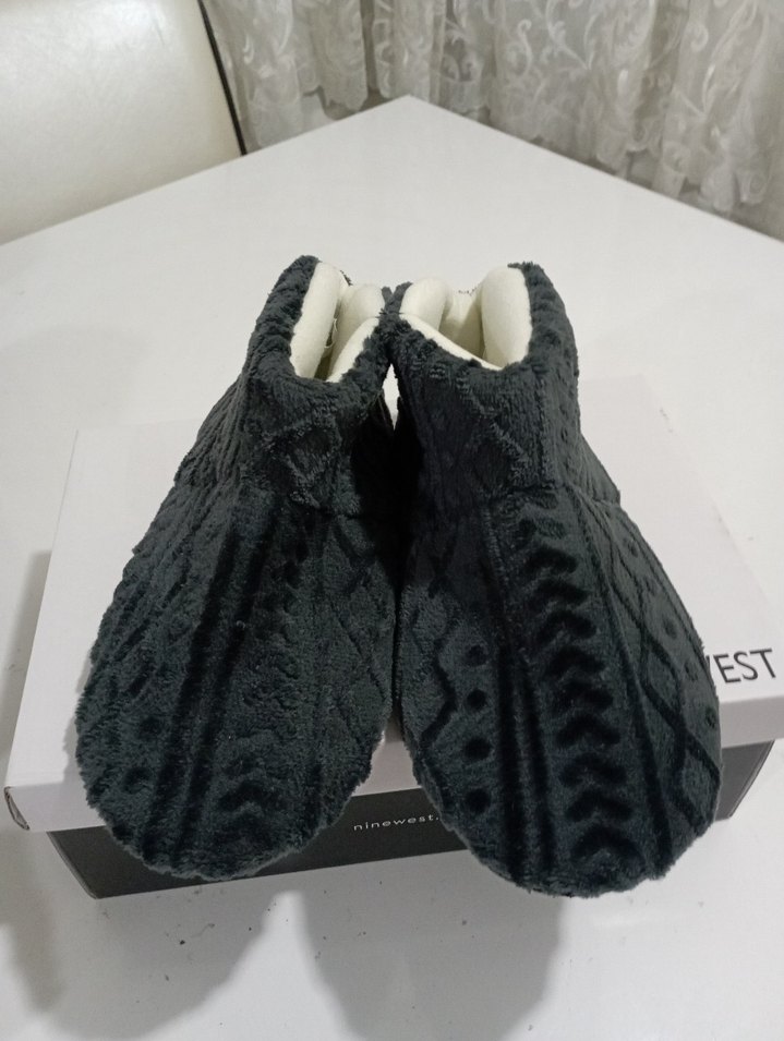 Gri Örgü Erkek Ev Botu - Görsel 2