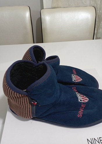 Erkek Mavi Sıcak Ev Terliği 40-41 var - Görsel 2