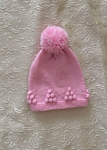 Kız Çocuk Pudra Pembe Kolsuz Örgü Yelek - Görsel 6