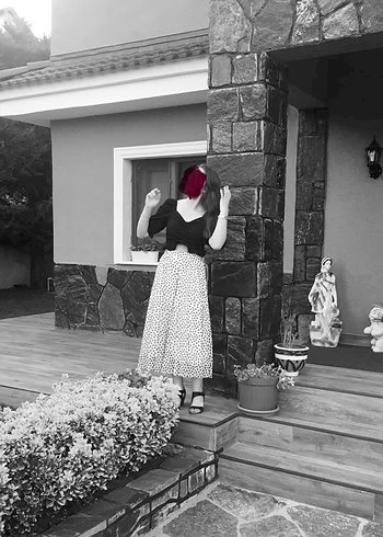 Bershka Puantiyeli Pantolon Etek - Görsel 3