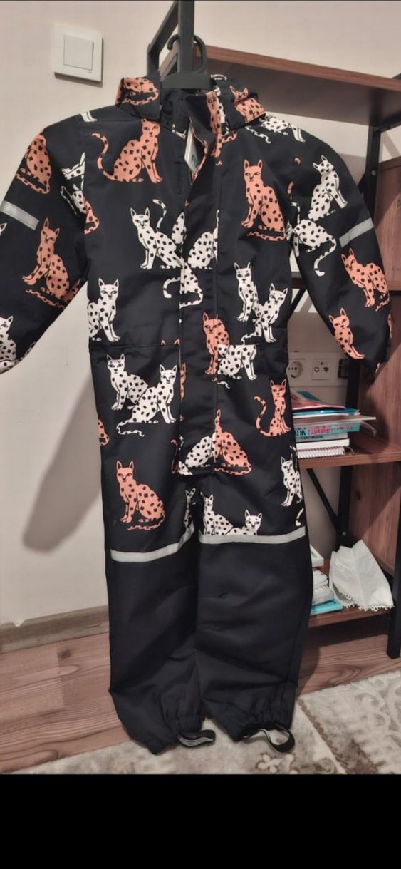 Leopar Desenli Bebek Kayak Tulumu - Görsel 2