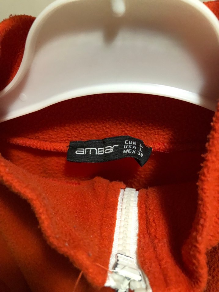 Kırmızı Fermuarlı Kadın Hırka - Görsel 4