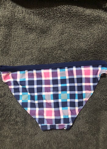 Kadın Çok Renkli Kareli Bikini Altı - Görsel 2