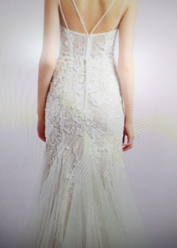 Beyaz Straplez Bohem Prenses Gelinlik - Görsel 3