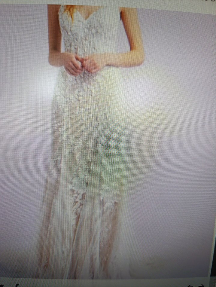 Beyaz Straplez Bohem Prenses Gelinlik - Görsel 2