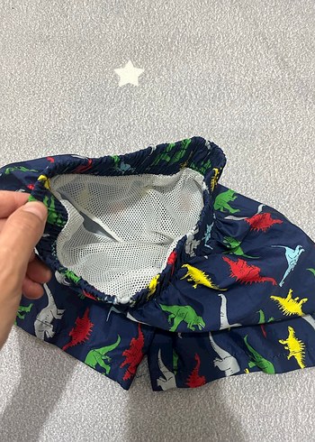 Diğer Renkli Dinazor Desenli Erkek Şort